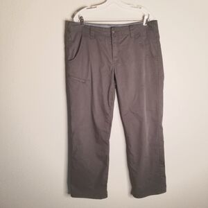 Toad & Co Departure Pants gray 36 waist cargo FLAW (fixed)